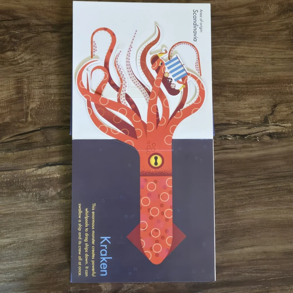 My First Pop-Up Mythological Monsters Book By Owen Davey Children's Hardcover